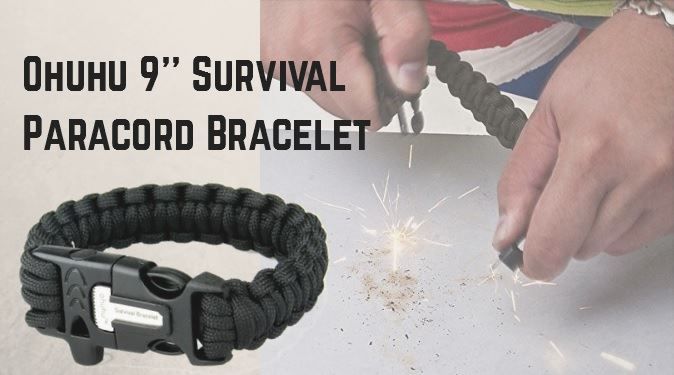 Ohuhu® 9'' Survival Paracord Bracelet.jpg